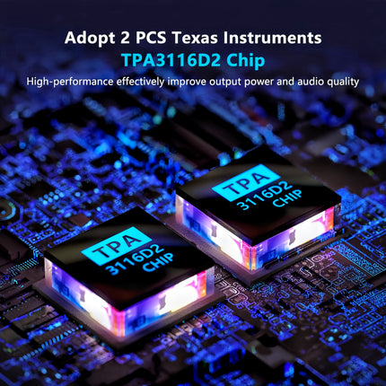 Fosi Audio BT30D – 2.1 Channel Class-D Bluetooth Amplifier with Sub Out