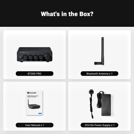 Fosi Audio BT30D Pro 2.1 Channel Bluetooth Amp