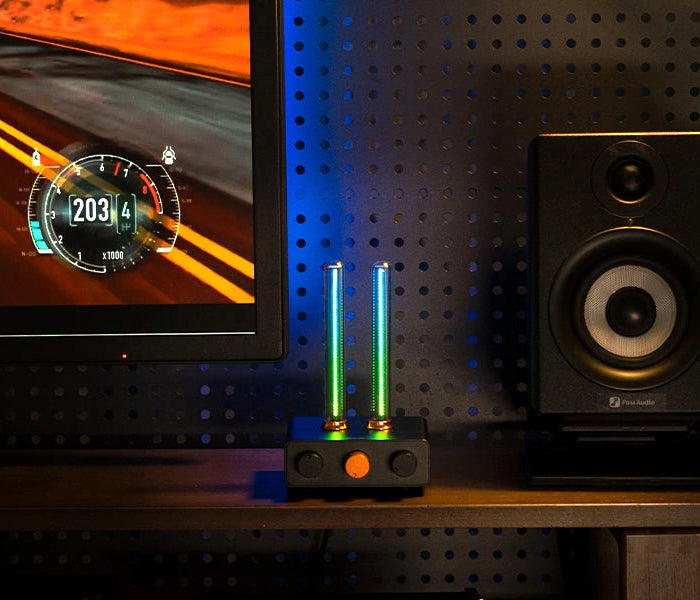 Fosi Audio Music Rhythm Visualizer Light - LED Sound Activated RGB Aud ...