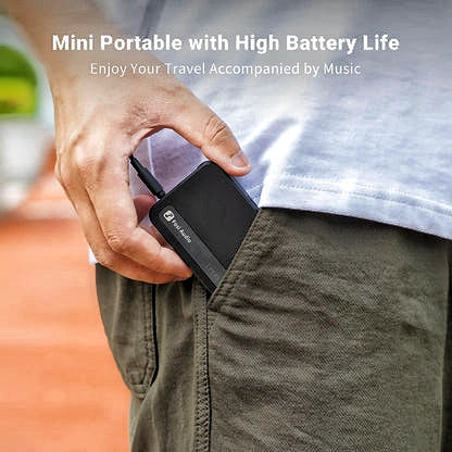 Fosi Audio N3 – Portable Bluetooth Headphone Amp & Receiver with Bass-Boost