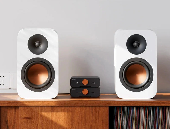 <h2>The Pinnacle of Your Audio System's Sound Reproduction</h2><p>The Fosi Audio SP601 redefines passive bookshelf speakers with audiophile-grade precision sound quality. Perfectly balancing classical, rock and complex tracks, the SP601 immerses you in studio-quality sound - every detail shines with lifelike depth.</p><ul><li>RMS Power: 80W, Peak Power: 160W</li><li>Nominal Impedance: 4Ω</li></ul>