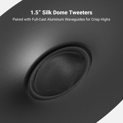 Fosi Audio SP601 – 6.5″ HybridCone Bookshelf Speakers 80 W RMS