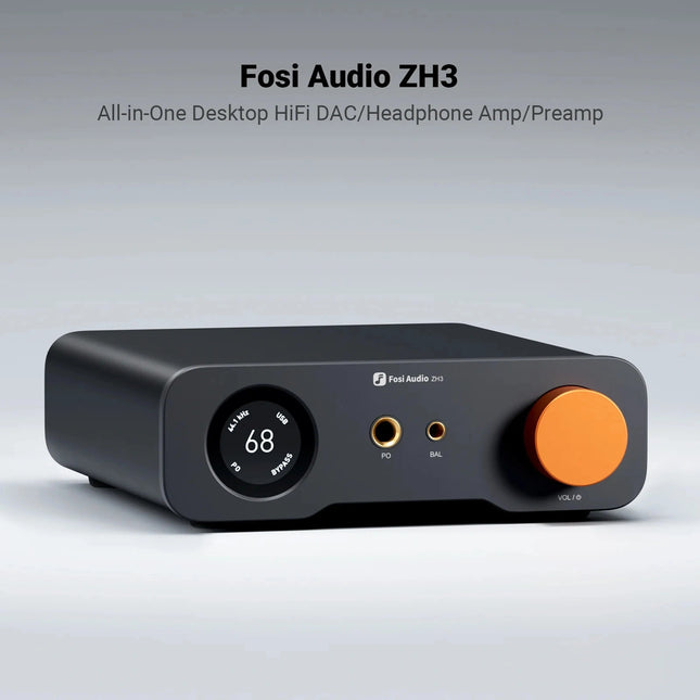 Fosi Audio ZH3 – All-in-One Desktop DAC / Headphone Amp / Preamp