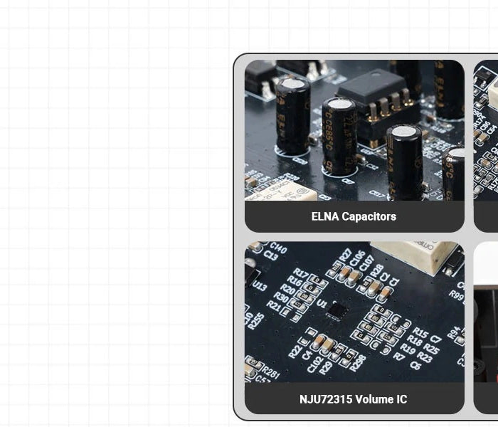 <h1>Audiophile-Grade Components</h1><h1>Integrated</h1>