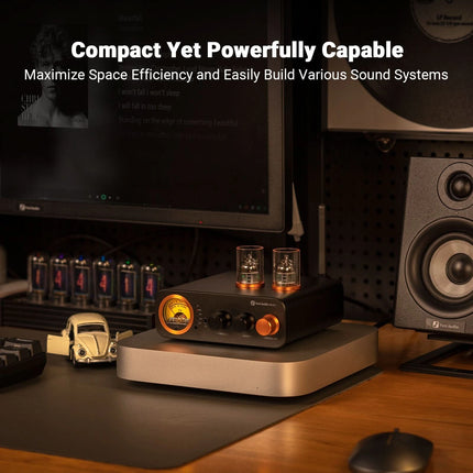 Fosi Audio MC331 – Hybrid Tube Integrated Amplifier & DAC with VU Meter