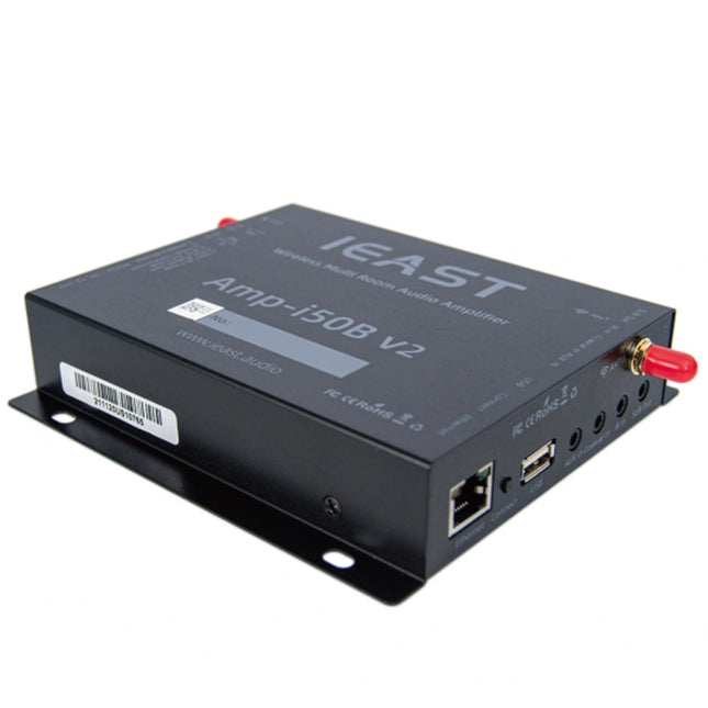 IEAST AMP-i50Bv2 2x50W 4Ω Wall-Mount Multi-Room Wireless Stereo Amplifier