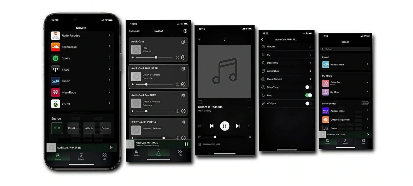 <h1>Audiocast APP control</h1>