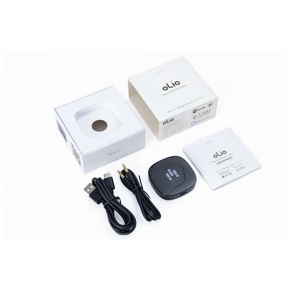 iEAST oliostream airplay2 Wireless WiFi Bluetooth Audio Receiver Lossless Digital Output Multi-Room