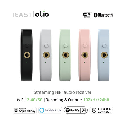 IEAST Olio – Hi-Fi Wireless Audio Receiver with AirPlay 2 & Bluetooth