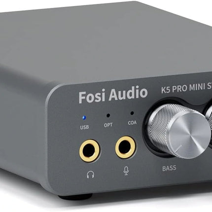 Fosi Audio K5 Pro – Mini Stereo Gaming DAC & Headphone Amplifier