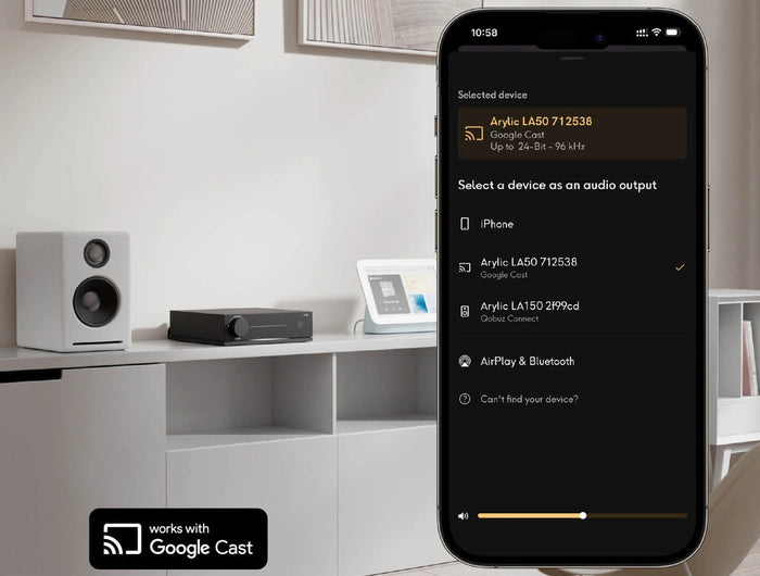 Hi-Res Audio with Google Cast