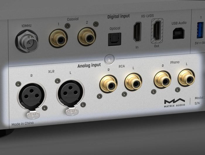 <h2>Analog Input & Phono Input</h2>
