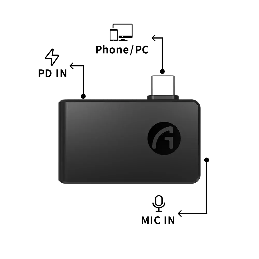 Aiffro P30 3 in 1 Portable SSD, Supports ProRes/Microphone,with PD interface, Up to 1000MB/S