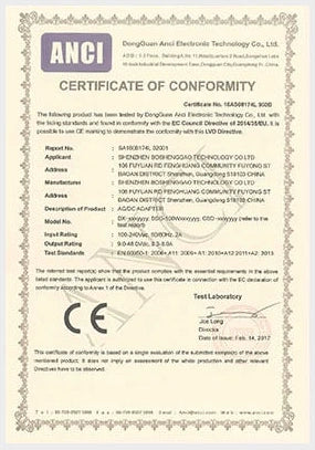 <h2>More Safe, More Reliable</h2><p>Power Supply Upgraded with CE,GS and other safety certificated.</p>