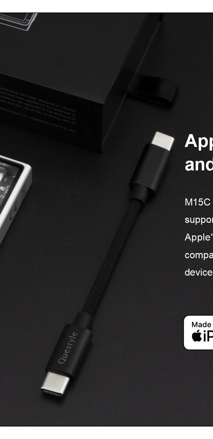 Apple MFi license, performance and compatibility guaranteed