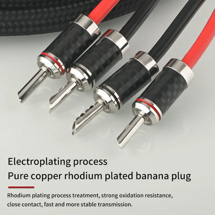 Xangsane 5N OCC Speaker Cable Pair – Banana/Spade Terminations