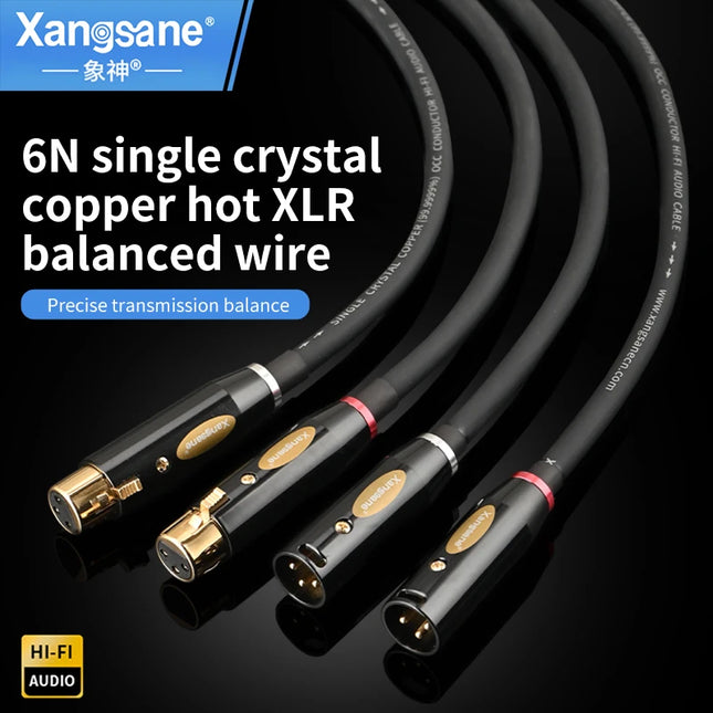 Xangsane 6N OCC XLR Balanced Interconnect – Pair