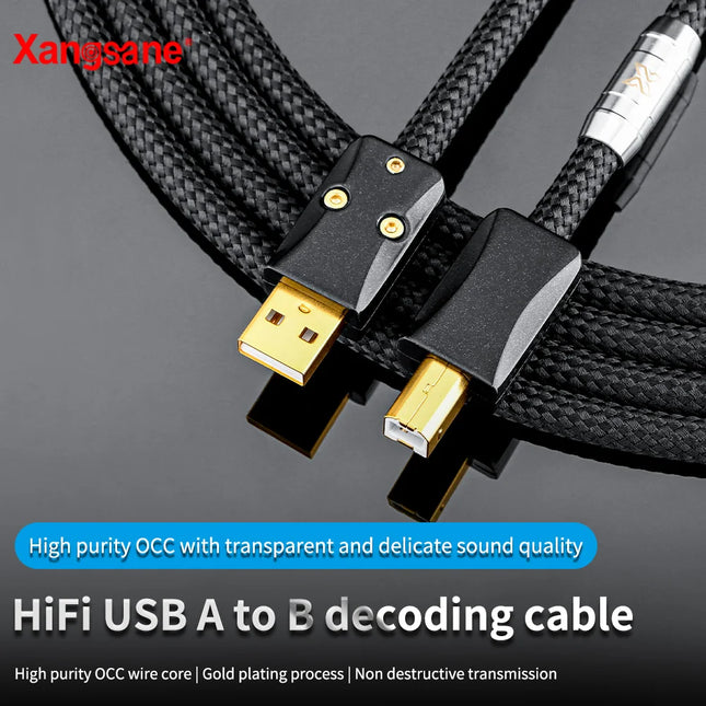 Xangsane 5N OCC USB Audio Cable for DAC – Multi-Connector