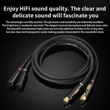 Xangsane 6N OCC XLR Balanced Interconnect – Pair