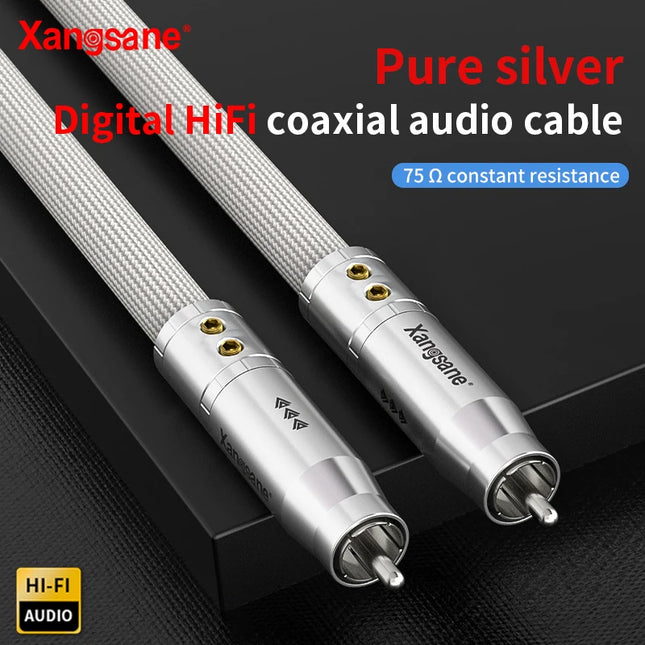Xangsane Pure Silver 75Ω RCA Coaxial Digital Cable
