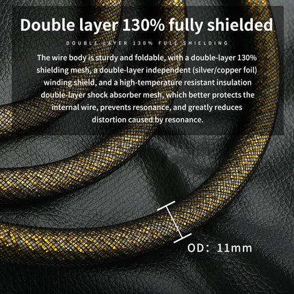 Xangsane 5N Sterling Silver USB-A to USB-B DAC Cable