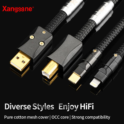 Xangsane 5N OCC USB Audio Cable for DAC – Multi-Connector