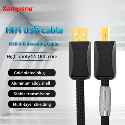 Xangsane 5N OCC USB Audio Cable for DAC – Multi-Connector