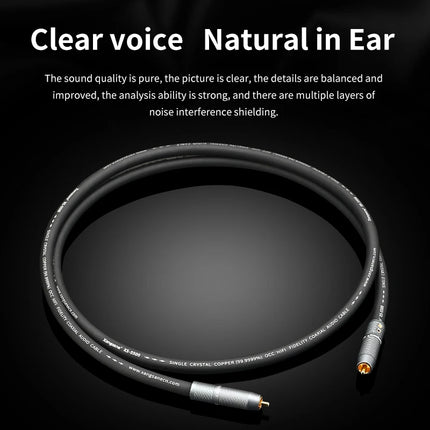 Xangsane 6N OCC 75Ω RCA Coaxial Digital Cable