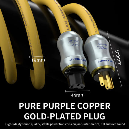 OCC HiFi Power Cable Audiophile 6.15mm² - Grey Knight ENERGY