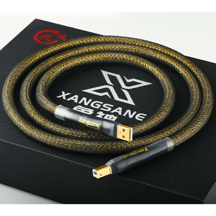 Xangsane 5N Sterling Silver USB-A to USB-B DAC Cable