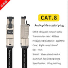 Pure Silver Cat 8 Ethernet Cable | HiFi RJ45