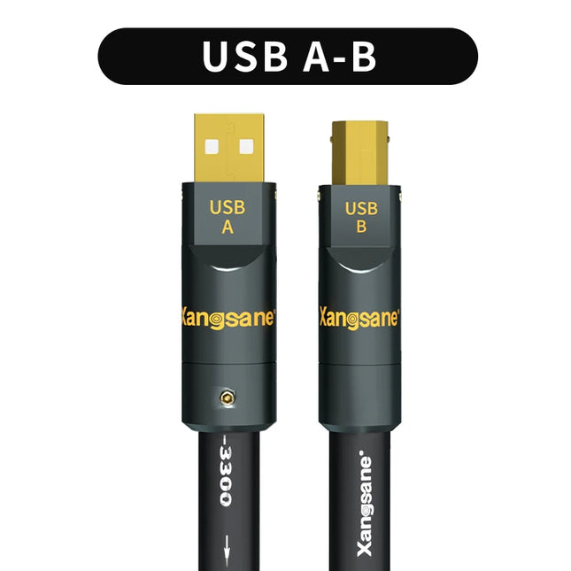 Xangsane 3300 6N OCC USB-A Audio Cable – A-to-A/A-to-B