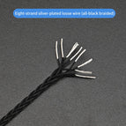black silver plated / m