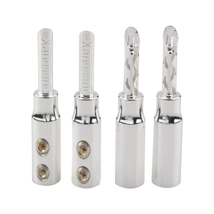 Xangsane XS-T6 Pure Copper Solderless Banana Plugs – 8 Pack