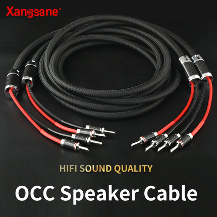 Xangsane 5N OCC Speaker Cable Pair – Banana/Spade Terminations
