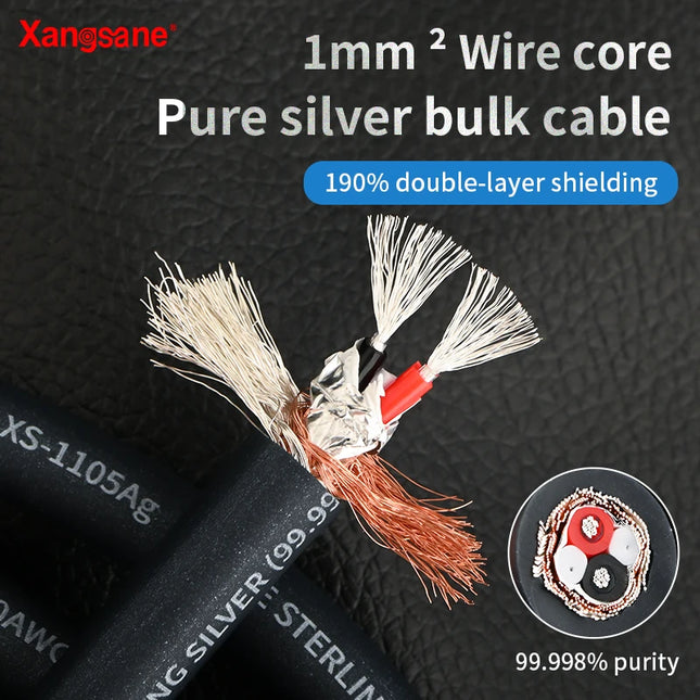 Xangsane XS-1105Ag 4N Sterling Silver RCA Interconnect
