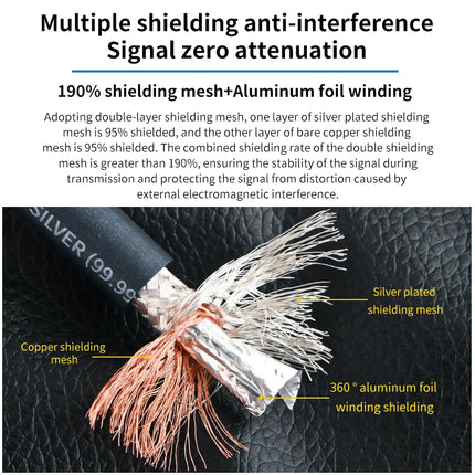 Xangsane XS-1105Ag 4N Sterling Silver RCA Interconnect