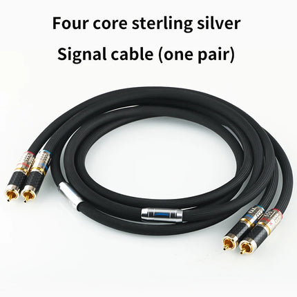 4N Pure Silver HiFi RCA Cable Audiophile - Xangsane XS-9003Ag 1m