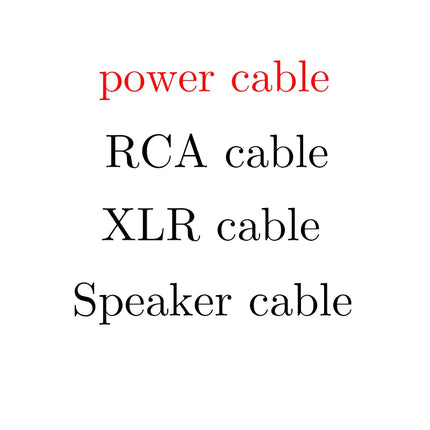 Custom HiFi Audio Cable Customization Service (Speaker/Power/RCA/XLR/USB/Coaxial/BNC/OTG)