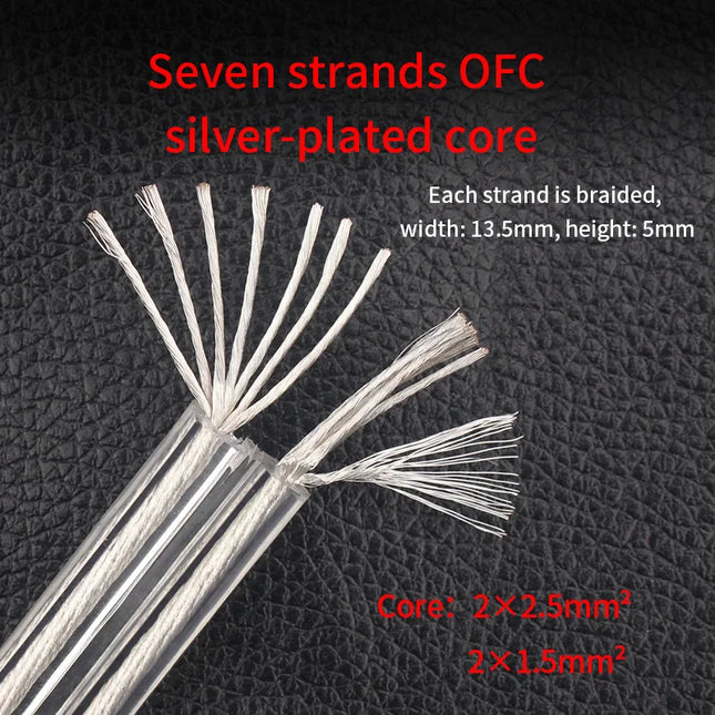 Xangsane SP-8525 Silver-Plated OFC Speaker Cable