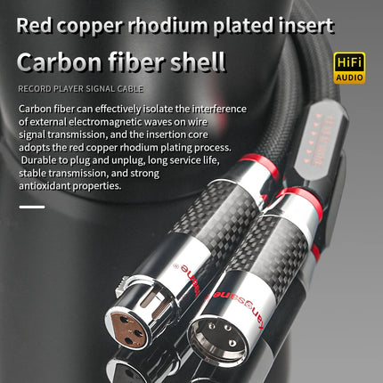 4N Pure Silver Balanced XLR Cable HiFi - Xangsane XS-9003Ag 1m