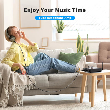 Fosi Audio T20X Bluetooth Tube Amplifier Headphone