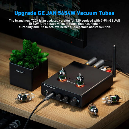 Fosi Audio T20X Bluetooth Tube Amplifier Headphone