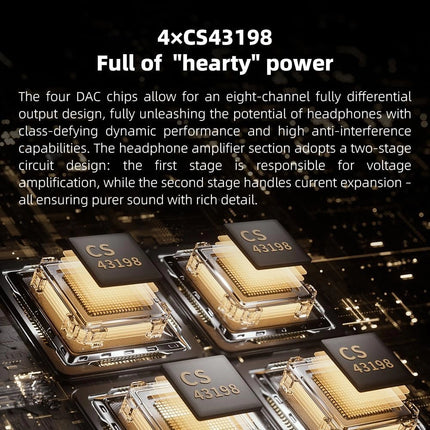 FiiO M21 – Android 13 Portable Hi-Res Music Player with Quad DAC