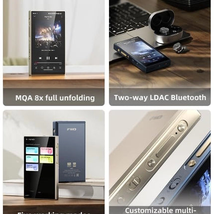 FiiO M21 – Android 13 Portable Hi-Res Music Player with Quad DAC