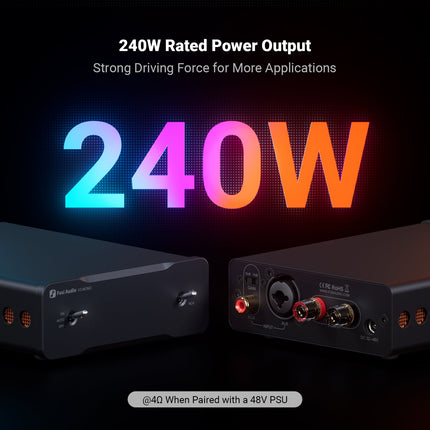 Fosi Audio V3 – Compact Class-D Stereo Amplifier with 300W×2 Output