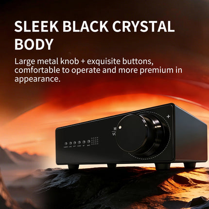 sleek black crystal body