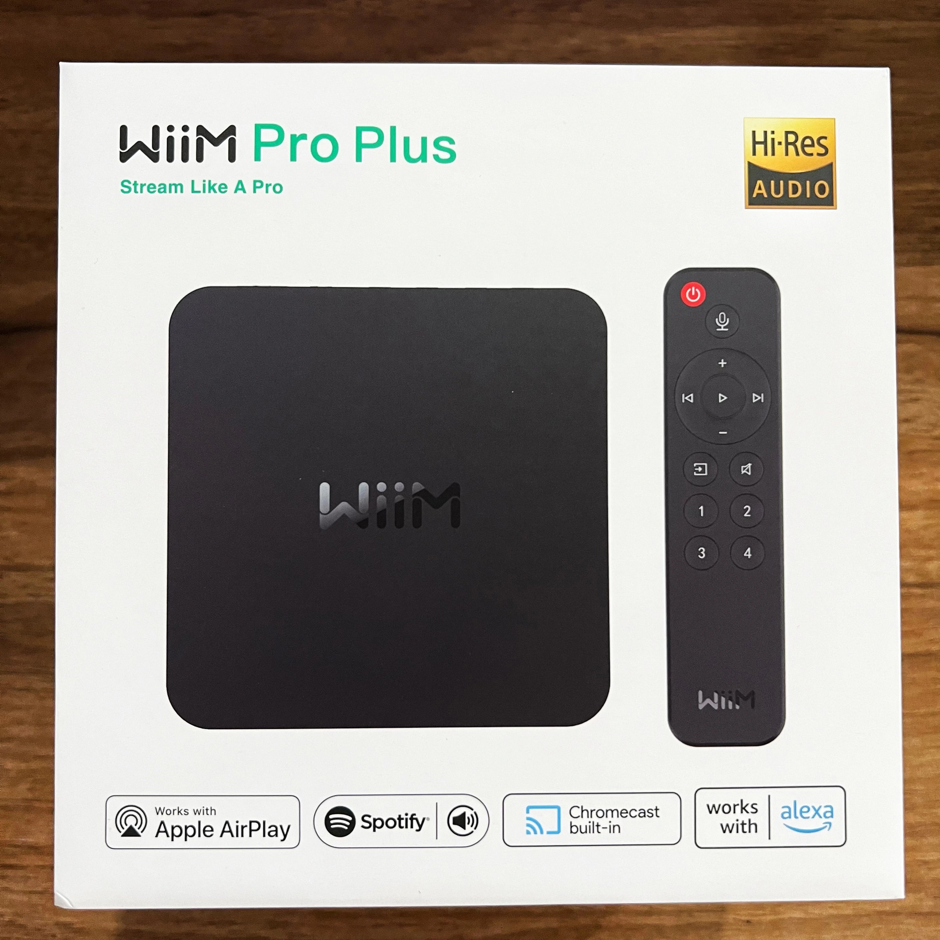 WiiM Pro Plus – High-Resolution Wireless Audio Streamer with WiiM Pro Plus – High-Resolution Wireless Audio Streamer with