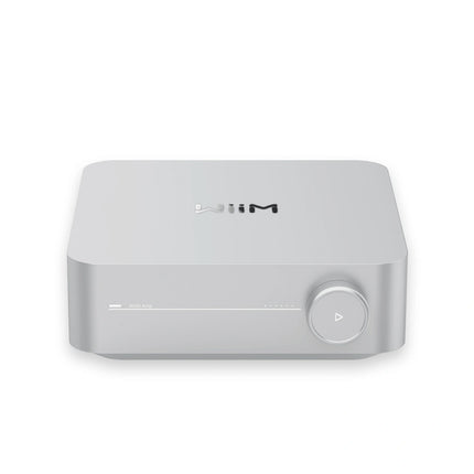 WiiM Amp – Compact All-in-One Streaming Amplifier | Native AirPlay 2, Wi-Fi 5, ESS ES9018K2M DAC, 60W×2 Power Output, Multi-Room Hi-Res Audio for Apple Ecosystem