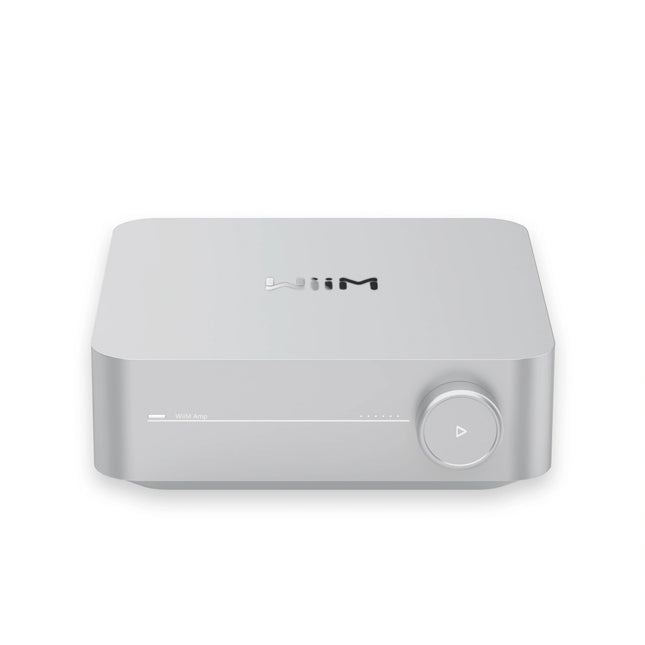 WiiM Amp – Compact All-in-One Streaming Amplifier | Native AirPlay 2, Wi-Fi 5, ESS ES9018K2M DAC, 60W×2 Power Output, Multi-Room Hi-Res Audio for Apple Ecosystem